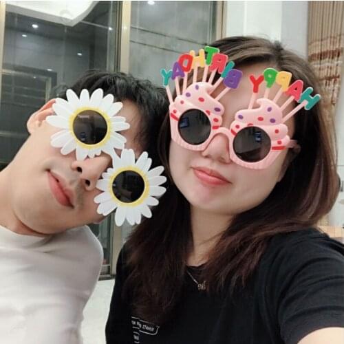 1pcs Happy Birthday Glasses Photo Booth Props For Birthday Party Kids Glasses Party Supplies Party Favor Accessories