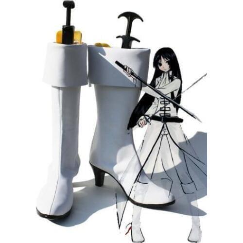 Gintama Imai Nobume Cosplay Boots Shoes Costume Accessories Halloween Party Boots for Adult Women High Heel Shoes Custom Made