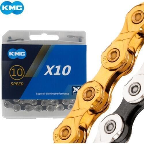 KMC 8/9/10/11speed Bicycle chain ultra light double X chain x8.93 x9.93 x10.93 x11.93 mtb road bike chain titanium original