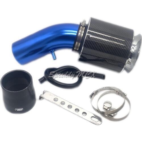 High Flow Air Filter Red Bule Silver Black Air Intake Pipe Mushroom Head Carbon Fiber Kit With Sound waves For Focus Intake