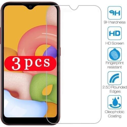 3Pcs for Samsung Galaxy A01 A11 A21 A21S A31 A41 A51 A71 A71S A91 A50 A50S tempered glass phone screen protector protective film