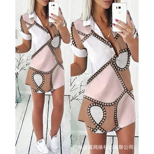 Womens 2021 new summer print dress