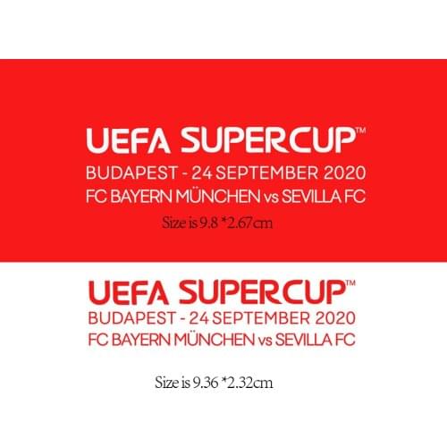 2020 Super Cup Match Details BUDAPEST Final Match Game Soccer Patch Badge