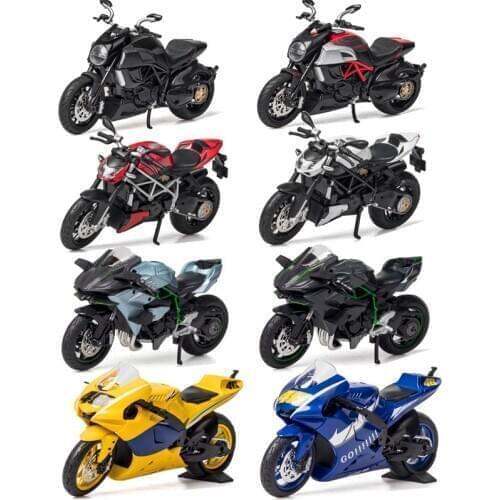 1:12 Scale Diecast Alloy Motorcycle Model Toys Simulation Motorbike Sport Racing Cars For Children Adults Gift Collection
