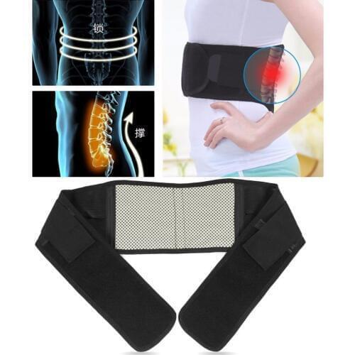 1pc Adjustable Pad Tourmaline Magnetic Belt self-heating Lumbar Support Brace Double Banded Wholesale Hot sale