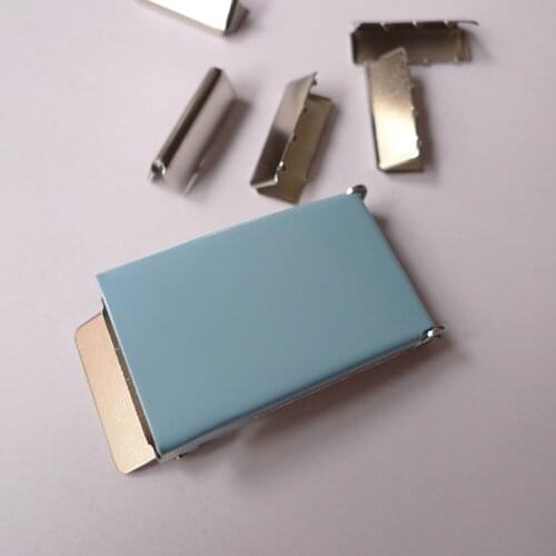 10pcs 1" 25mm #11 Baby Blue Enamel Painted Buckles