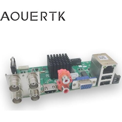 1080P/1080N/5MP 6in1AHD CVI TVI CVBS 4CH CCTV DVR board support Motion Detection and 5 Record mode