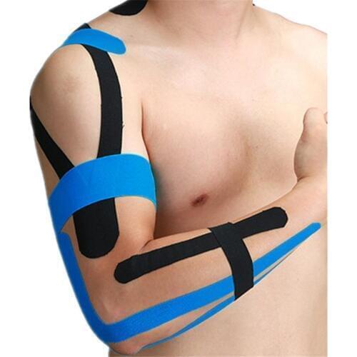 2pcs Elastic Kinesiology Tape Athletic Sport Elastoplast Viscous Bandage Muscle Relief Pain Recovery Protector 5cmx5m Strap