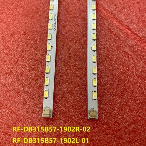 2pcc/set LED backlight strip for 32HME8000R35 RF-DB315B57-1902R-02 RF-DB315B57-1902L-01