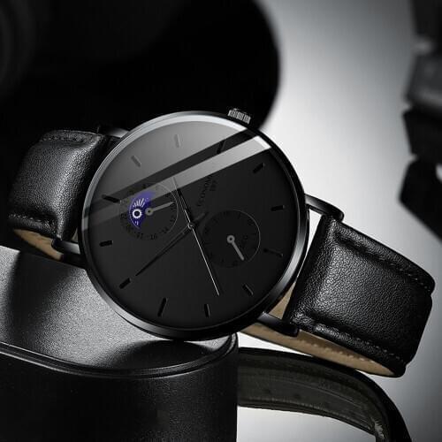 Watch Men Watch Quartz Wrist Watch Sport Mens Watches Top Luxury Brand Leather Relogio Masculino Male Clock reloj hombre