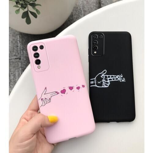 Honor 10X Lite Case Cute Cartooon Painted Cover Case For Huawei Honor 10X Lite Soft TPU Fundas 6.67'' On Honor 10 X Lite Bumper