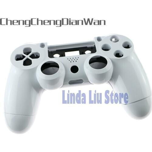 ChengChengDianWan 1set 12sets Plastic full Housing Case Cover Shell Case with buttons for PS4 Wireless Controller Repair parts