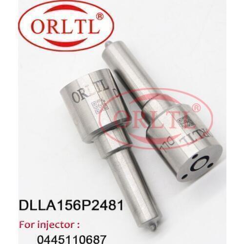 Black Coated Needle Nozzle DLLA156P2481 Common Rail Sprayer DLLA 156 P 2481 Diesel Engine Injector Nozzle DLLA 156P2481