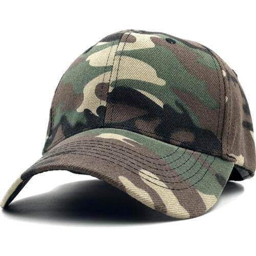 Snapback Adjustable Unisex Army Camouflage Camo Cap Casquette Hat Baseball Cap Men Women Casual Desert Hat Marshmello