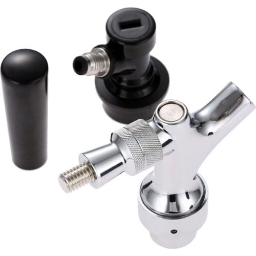 1Pc Craft Beer Tap Faucet With Gas Ball Lock Quick Disconnect Kit Home Brewing DIY Beer Soda Kit Liquid Connector Beer Dispenser