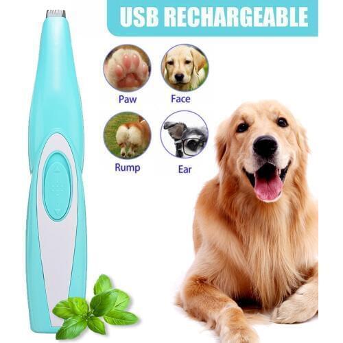 Mayitr 1 Set Professional Pet Dog Electric Hair Trimmer Mini Pet Paw Pads Clipper Animal Grooming Cat Cutter Machine Shaver