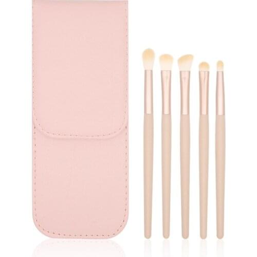 Makeup Brush Storage Shadow Focallure Set Case Lot Natural Hair Woman Tube Green For Eye Pink With Bag Kit Cosmetic Face Soft