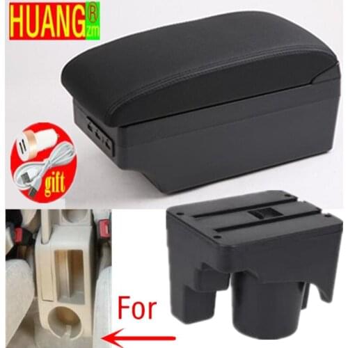 For VW golf V Armrest box FOR VOLKSWAGEN GOLF 5 MK5 V GOLF 6 MK6 VI Interior Car Armrest Center Storage box with USB LED light