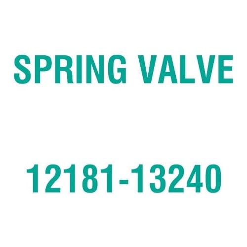 For Kubota 12181-13240 SPRING VALVE