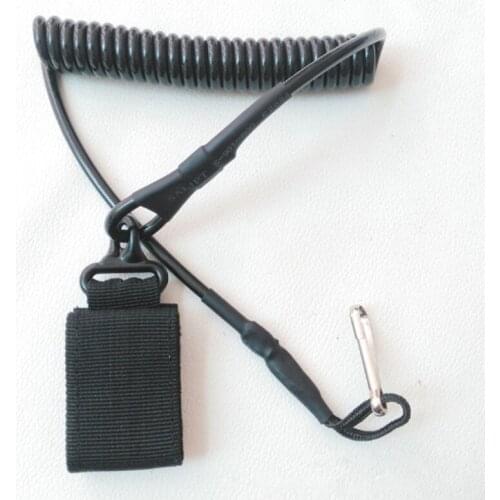 Handgun Spring Lanyard Outdoor Airsoft Tactical Single Point Pistol Quick Release Shooting Hunting Strap Army Combat Gear New