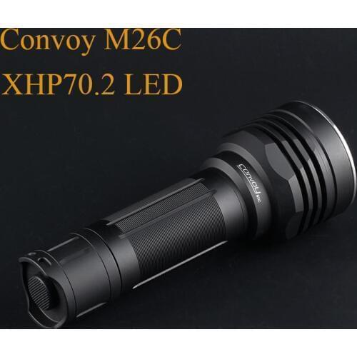Most Powerful LED Flashlight Convoy M26C XHP70.2 EDC Linterna LED 26650 Torch Lamp Work Light Camping Lanterne Latarka Zaklamp
