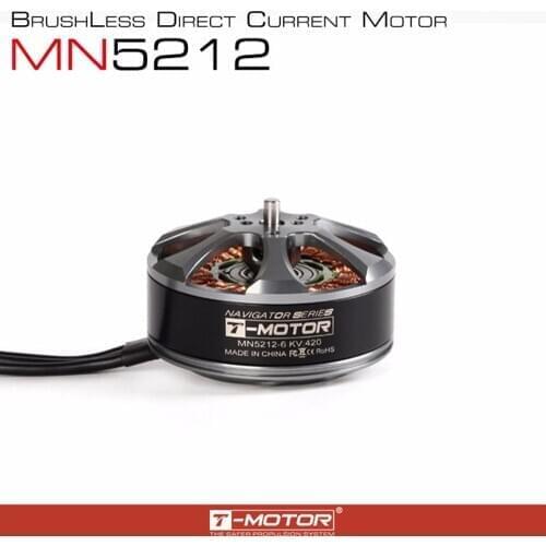 T-MOTOR MN5212 KV340/KV420 RC Brushless Motor for multirotor & VTOL UAV Collocation ALPHA 40ALV FOC ESC and Tmotor 17" 18" Prop