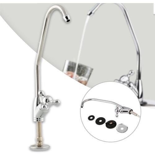 Kitchen Faucet Trigeminal Water Flow Swivel Spout Single Handle Mixer Tap Sink with Ceramic Valve Core for Bathroom Hardware