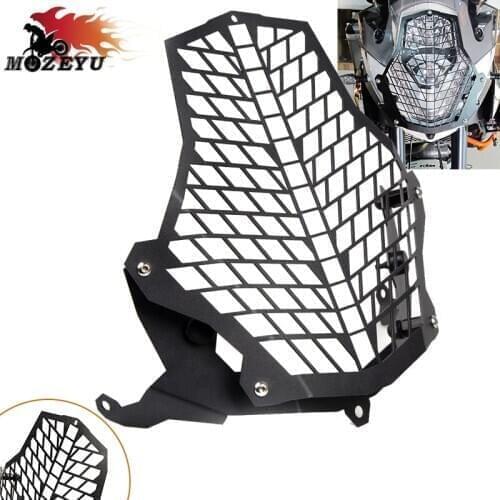 Motorcycle CNC Headlight Protector Guard Lense Cover Grill For 1050 Adventure 2015-2018 1090 Adventure 1090 ADV R/L 13-18