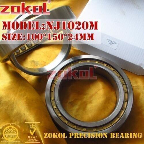 ZOKOL NJ1020 M bearing NJ1020M 42120H Cylindrical roller bearing 100*150*24mm