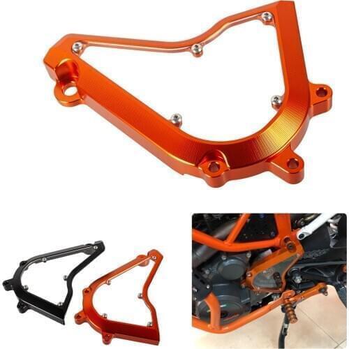 Aluminum Motorcycle Front Sprocket Cover Clear Chain Guard for Duke 250/390 2017-2019