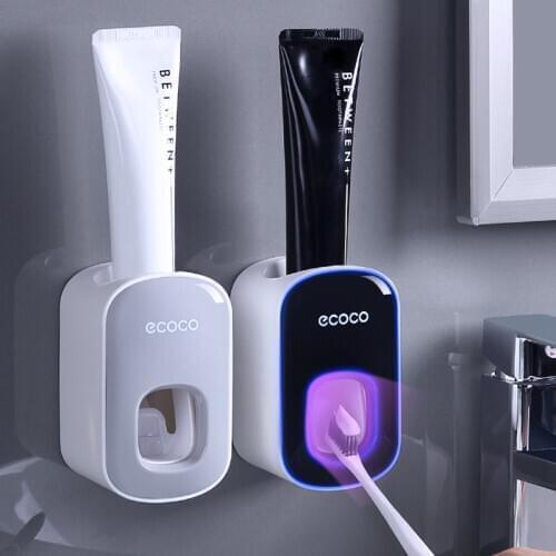 1Pcs Hot Automatic Wall Mount Toothpaste Dispenser Toothpaste Squeezers For Bathroom Accessories Set Support Dropshipping