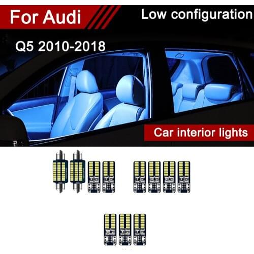 Car LED Bulbs Strobe light For Audi Q5 2010-2018Interior lamp modification Trunk Lamp Car interior lights Accessories