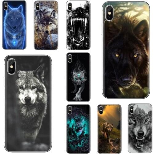 For Huawei Honor 6 6A 7 7X 7A 7C 8 8C 8X 9 9X 10 10i 20 Lite Play Pro Wolf Wolves and Spirit Animal Print Soft Shell Case