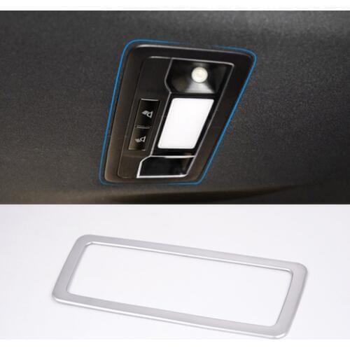 For Lexus RX200t 450h 2016 Car-Styling ABS Chrome Car Rear Row Roof Reading Light Lamp Frame Trim Auto Accessories