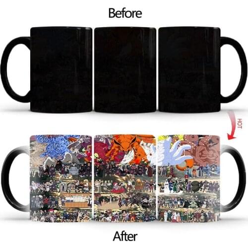 Classic cartoon Color Changing Mug Magic Heat Sensitive Tea Cup Coffee Mug Gift Mug for Your Kids or Friends BSKT-065