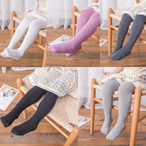 Girls Tights for Kids Autumn Winter Cotton Leggings for Girls Kids Clothes Candy Color Pantyhose Elastic Stocking for Girls