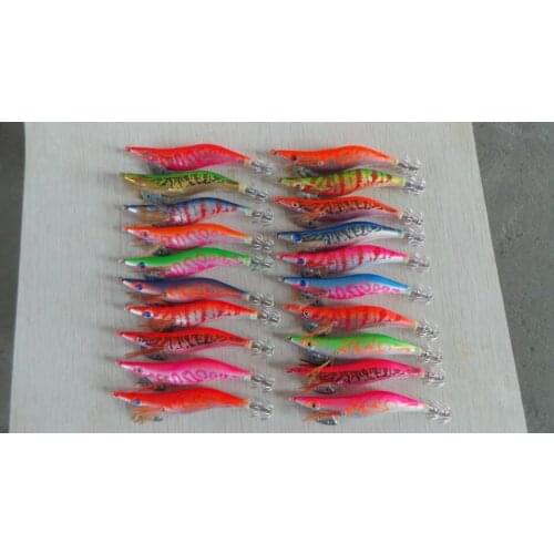 MR OCTOPUS 100pcs 3.0# squid jigs ,squid hook,fishing lure,laser colour 11.5cm