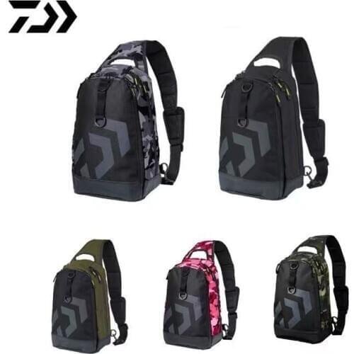 2020 New Upgrade Daiwa Fishing Bags Multifunctional Fishing Tackle Bags Fishing Lures Gear Storage Bag Waterproof Shoulder Bag