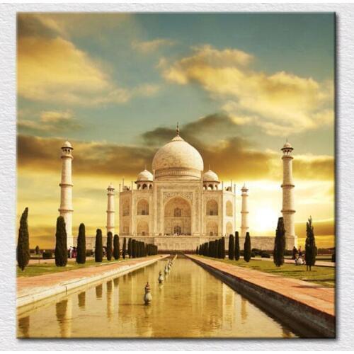 Canvas prints of One of the eight wonders of the world to witness the love Taj Mahal is a masterpiece of Islamic architecture