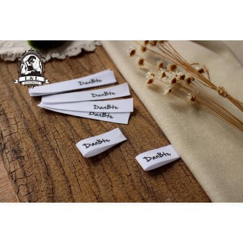 Custom Sewing labels / brand labels, Custom Clothing Tags, Cotton Ribbon label (MD518)