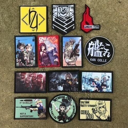 Game Girls Frontline Griffon 404 Squad Cosplay Props Ump45 Armband Badge Tactical Patch Unisex Costume Backpack Accessories