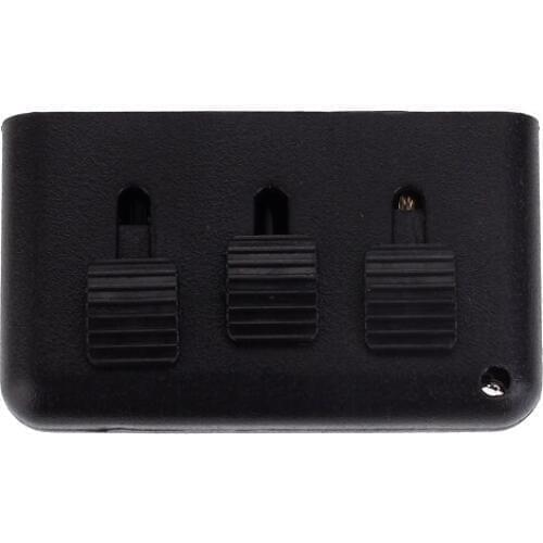 3-in-1 Golf Brush Groove Cleaner Pocket Size Plastic Club Kit Tool Black