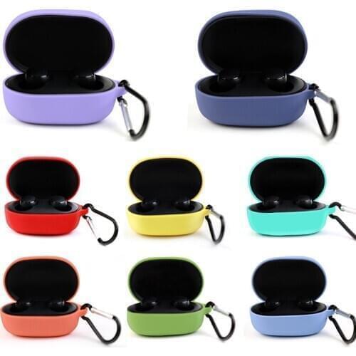 Silicone Earphone Case for Xiaomi Redmi AirDots 2 Earbuds Protective Case Cover Pouch Shell for Airdots S Bluetooth Headphone