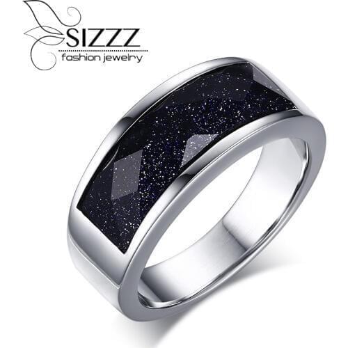 SIZZZ Silver Rings For Men