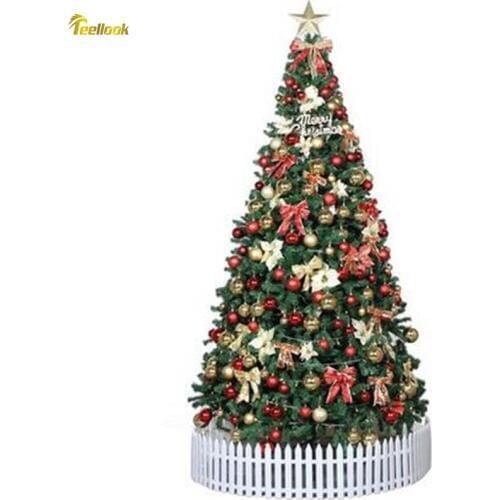Teellook 3.0m / 3.5m / 4.0m / 5.0m light hardcover Christmas tree package Christmas holiday hotel shopping mall scene layout