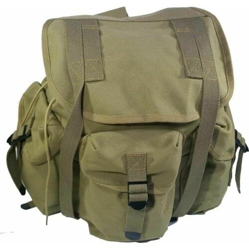 OUTDOORS WW2 US ARMY MUSETTE M14 HAVERSACK FIELD SOLDIER BACKPACK CANVAS BAG armyshop2008
