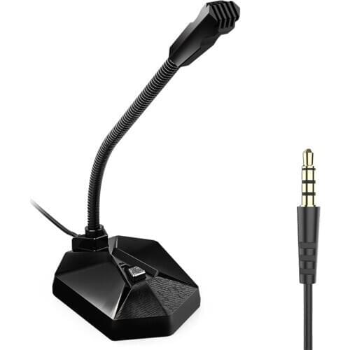 SOONHUA USB Omnidirectional Microphone Plug-N-Play Condenser Microphones For Computer PC For Gaming Live Streaming 100Hz-10KHz