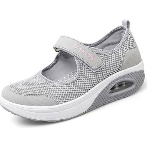 Womens Stretchable Breathable Lightweight Walking Shoes
