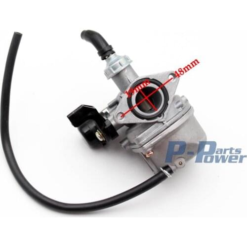 19mm Carburetor PZ19 Carb For Chinese ATV Quad Dirt Pit Bike 50cc 70cc 90cc 100cc 110cc 125cc 4-stroke engine