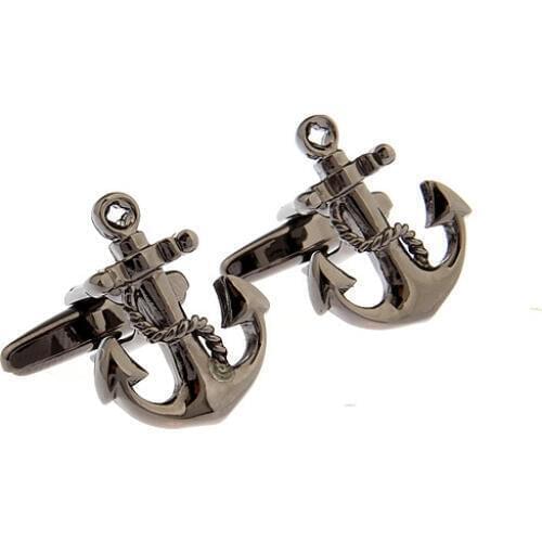 2015 Tie Clip Jewelry Lepton Wheel & Anchor Design Tone Dress Cufflinks Business Gift Cufflink For Male,free Shipping
